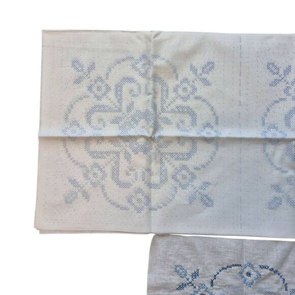 Quilt Blocks for Hand quilting, Vintage 1980, 12 squares, 22 embroidery floss - Picture 9 of 12